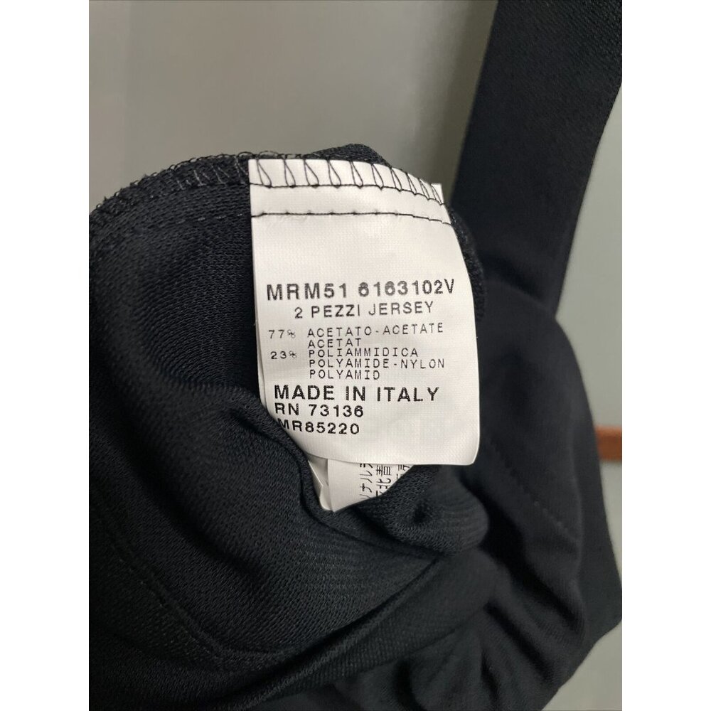MARINA RINALDI Black Jersey Camisole Tank Top Undergarment Blouse Size Small - Picture 4 of 5